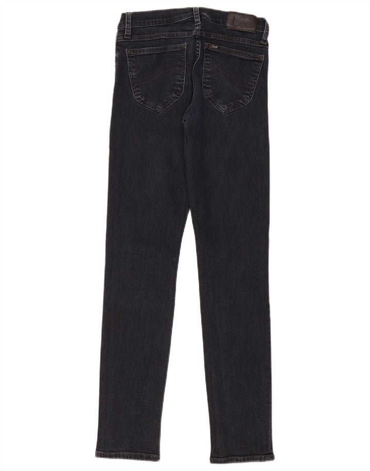 LEE Damen Jade Skinny Jeans W27 L30 Marineblaue Baumwolle