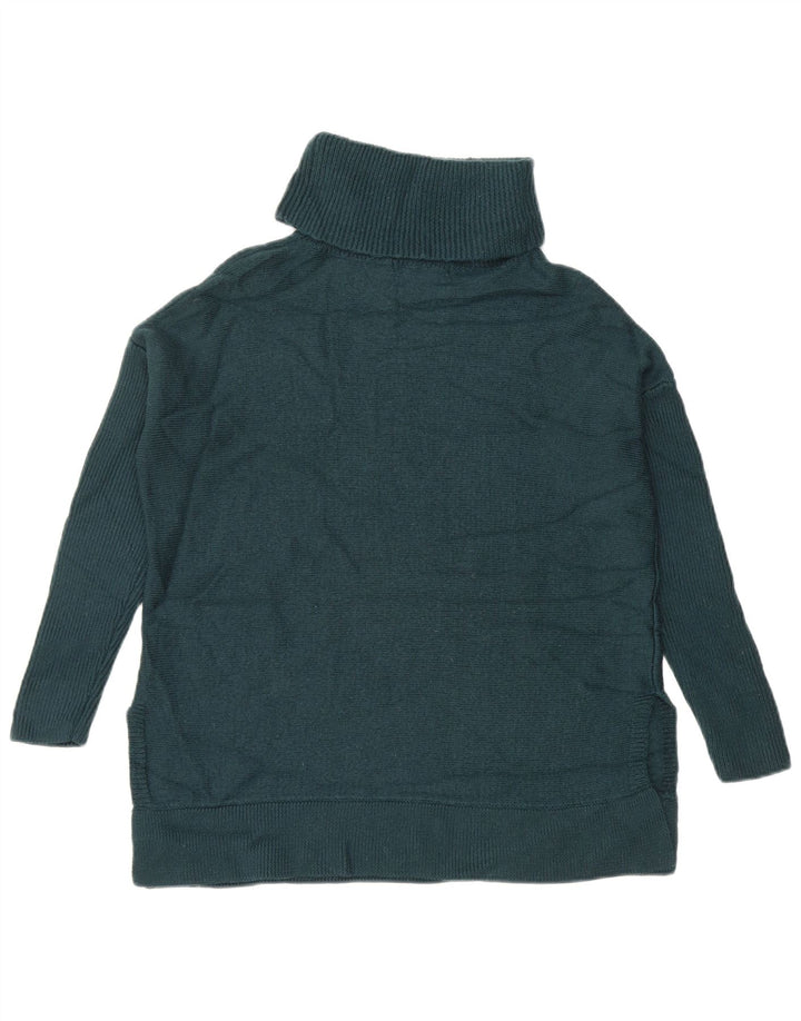 Boden Damen-Pullover mit Rollkragen, übergroß, UK 6, XS, Marineblau, Wolle