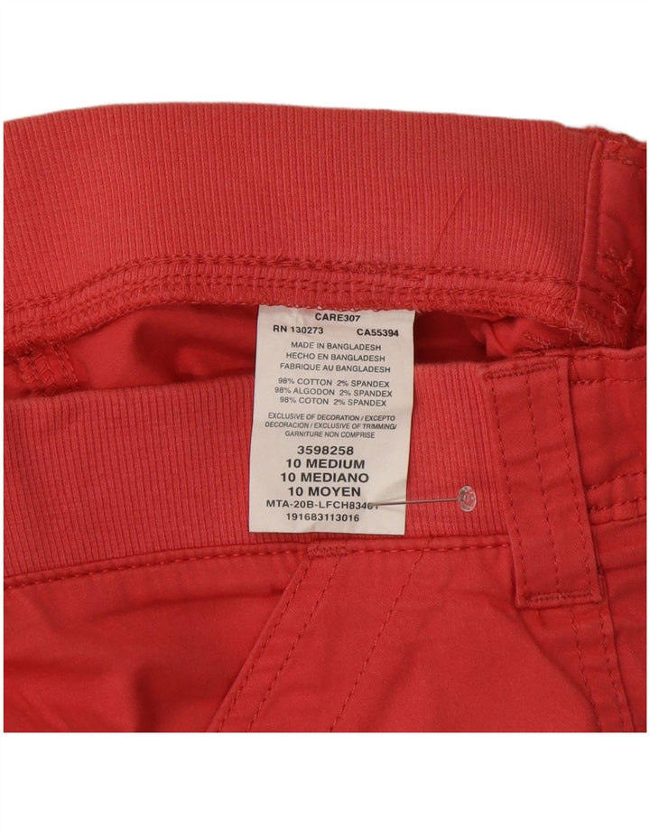 Lee Damen-Cargoshorts mit mittlerer Leibhöhe und entspannter Passform, US-Größe 10, Größe L, W32, rosa Baumwolle