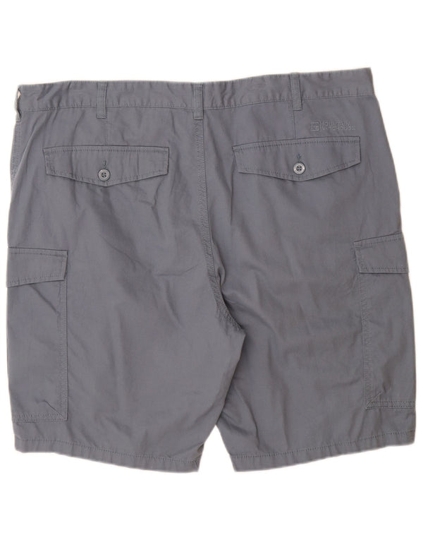Mountain Warehouse Herren-Cargoshorts W40 XL, blaue Baumwolle