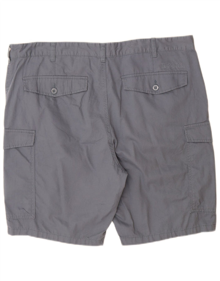 Mountain Warehouse Herren-Cargoshorts W40 XL, blaue Baumwolle