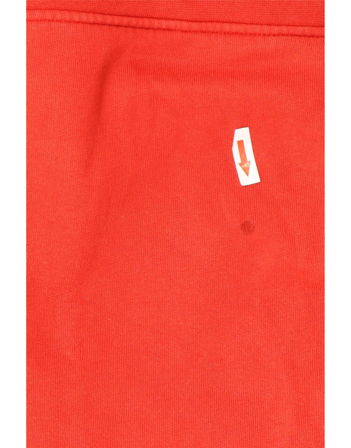 Adidas Herren Zip Hoodie Pullover Kleine rote Baumwolle