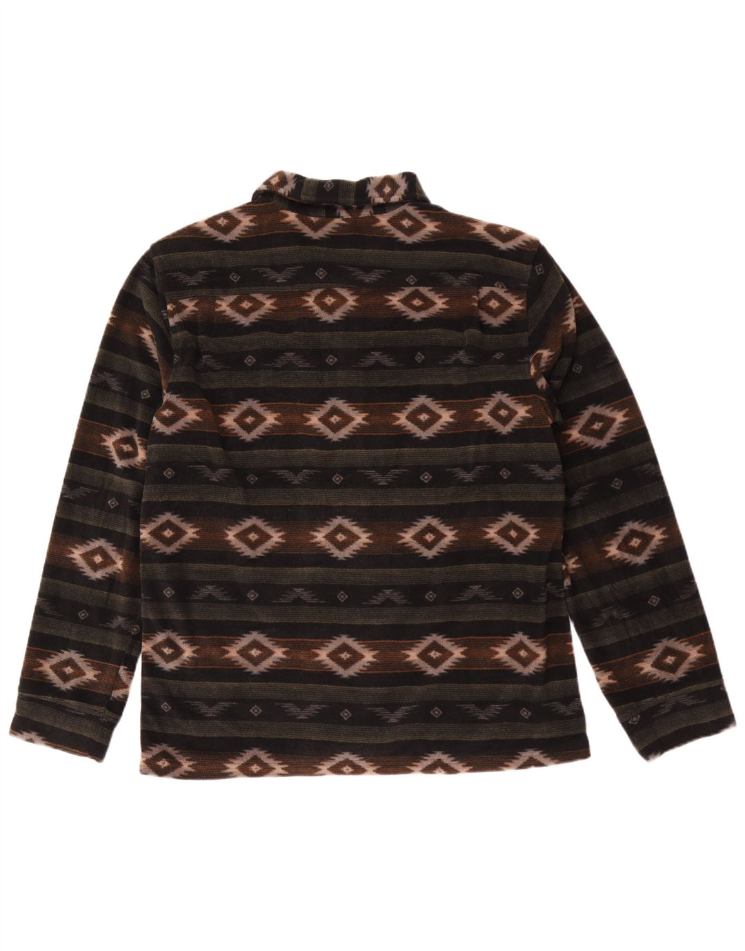 Hurley Herren-Fleeceshirt, mittelgroß, mehrfarbig, Fair-Isle-Polyester