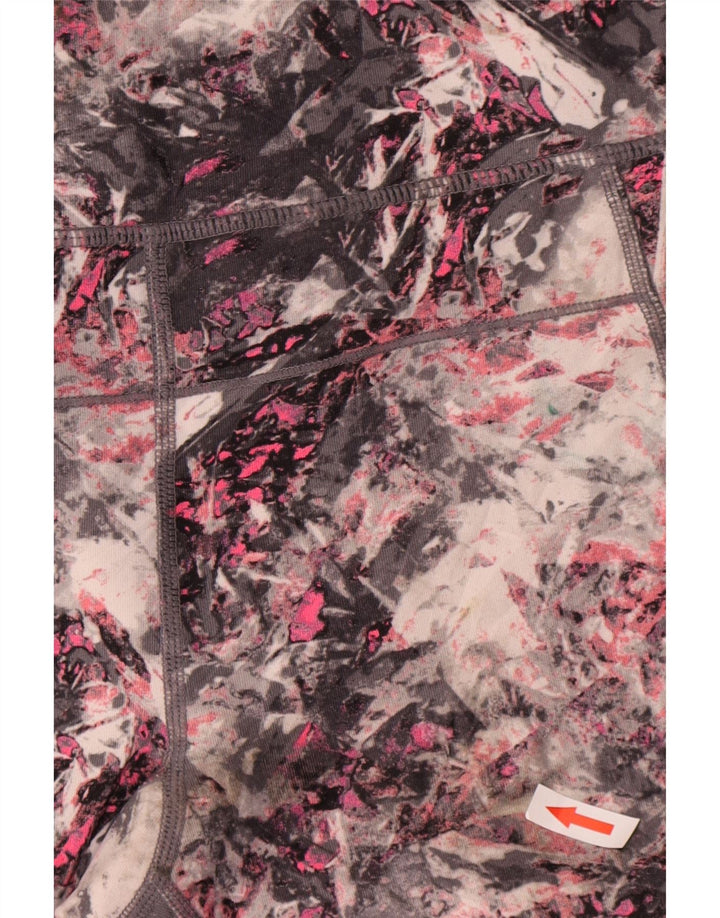 Calvin Klein Womens Abstract Pattern Leggings UK 8 Small Mehrfarbig
