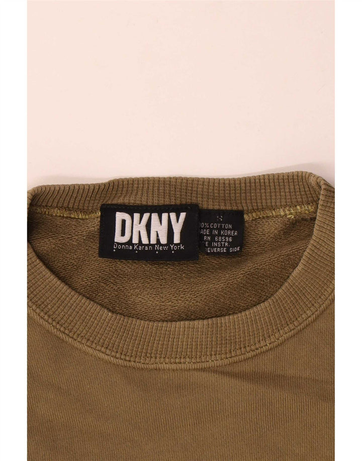 Dkny Herren-Sweatshirt mit lockerer Passform, Größe S, Khaki, Baumwolle