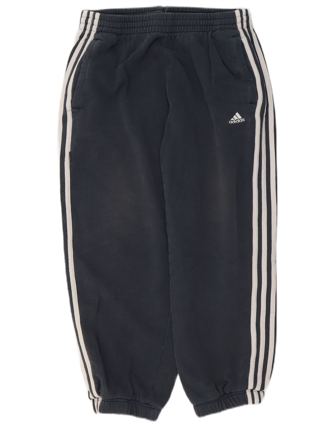 Adidas Herren Crop Trainingsanzug Hose Joggers Medium Marineblau Baumwolle