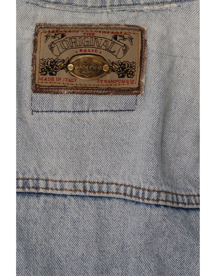 Wampum Herren Jeansjacke UK 38 Mittelblau