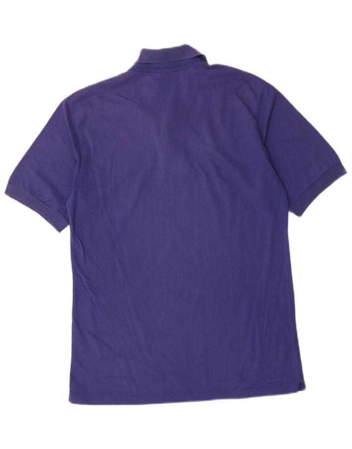 Diadora Herren-Poloshirt aus mittelvioletter Baumwolle