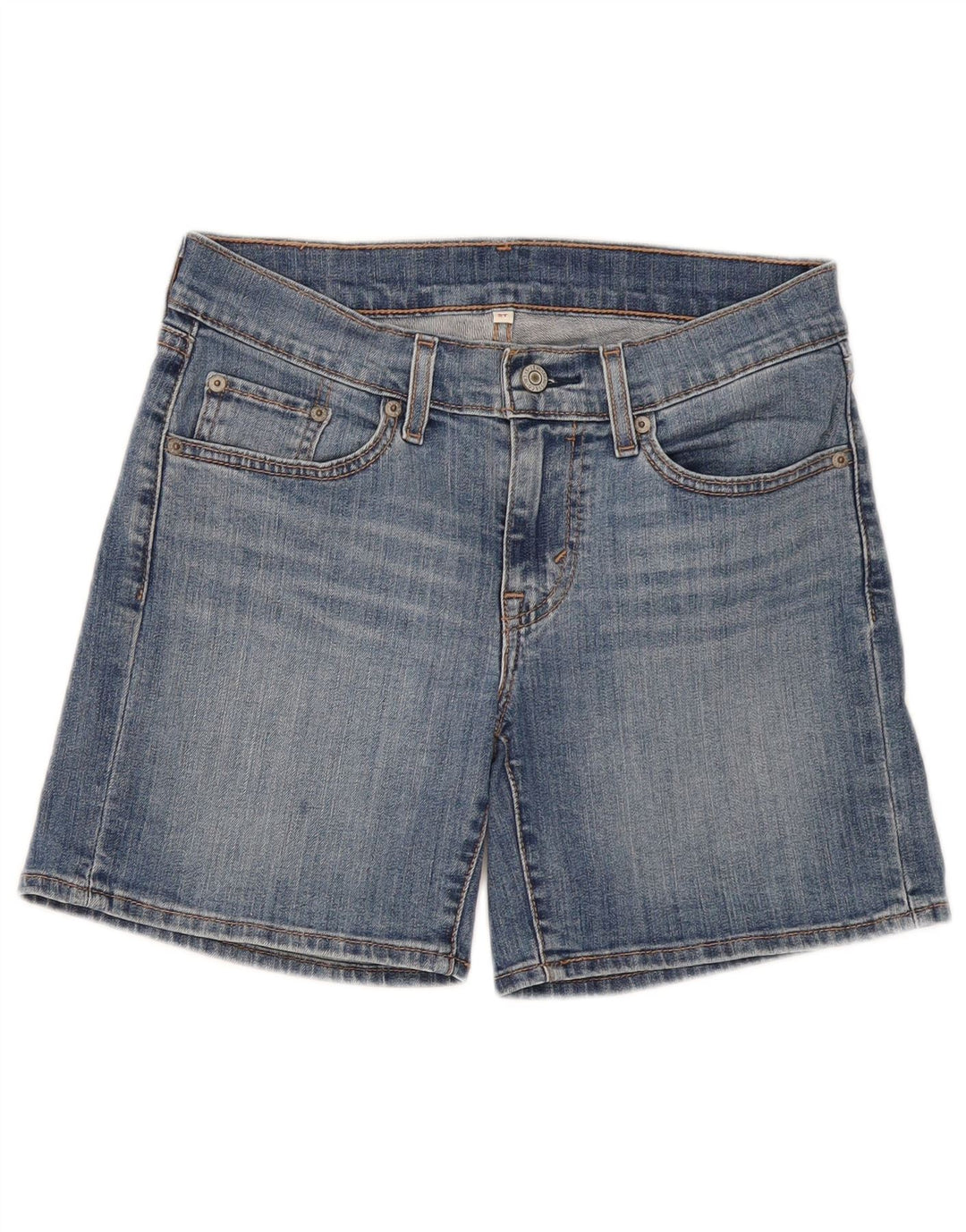 Levi's Damen-Jeansshorts, W27, klein, blaue Baumwolle