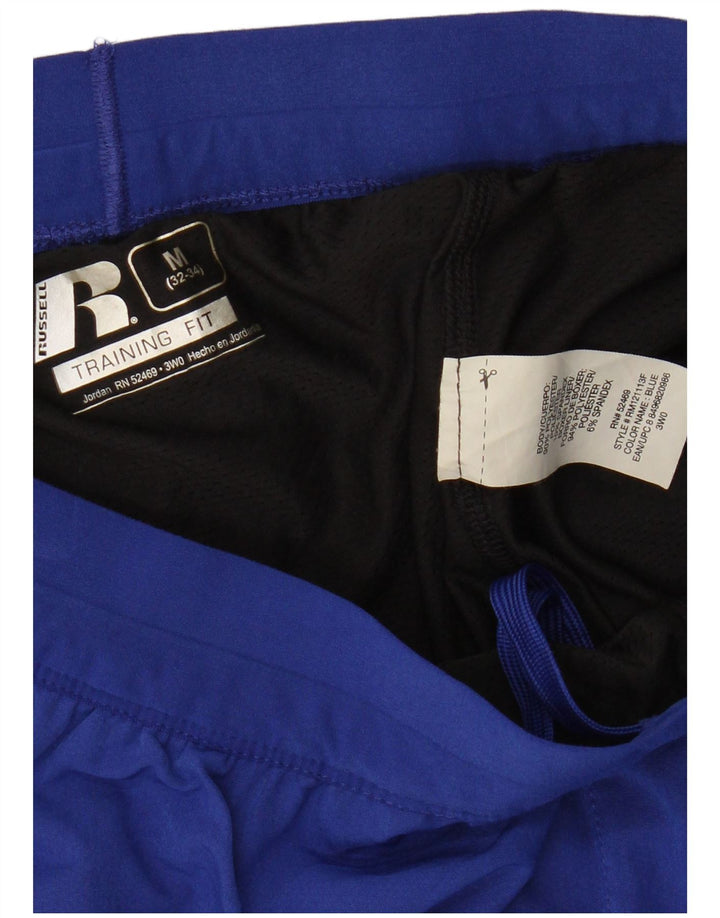 Russell Athletic Herren-Sportshorts aus mittelblauem Polyester