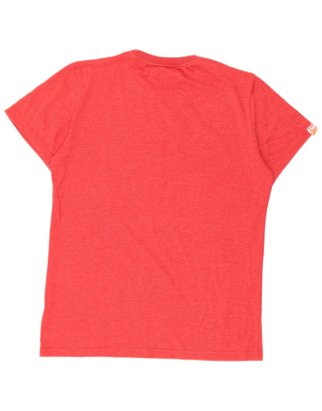 Superdry Herren Grafik-T-Shirt-Oberteil, großes rotes Polyester