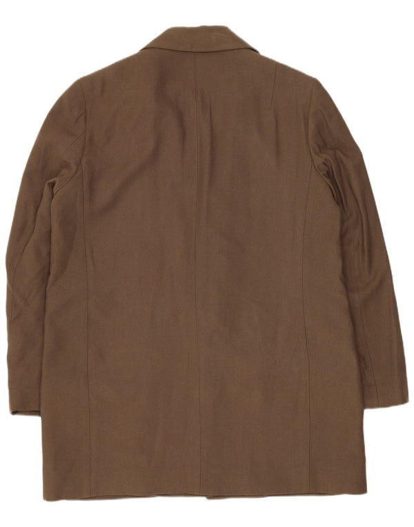 Offene Blazerjacke für Damen von All Saints, UK 12, mittlere Khaki-Viskose