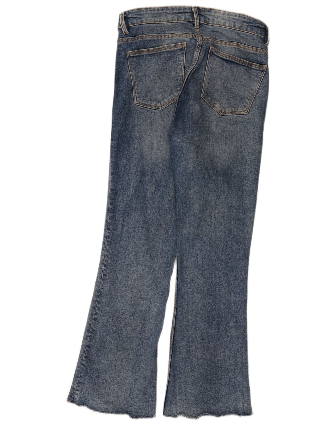Zara Damen Bootcut Jeans EU 40 Medium W30 L26 Blaue Baumwolle