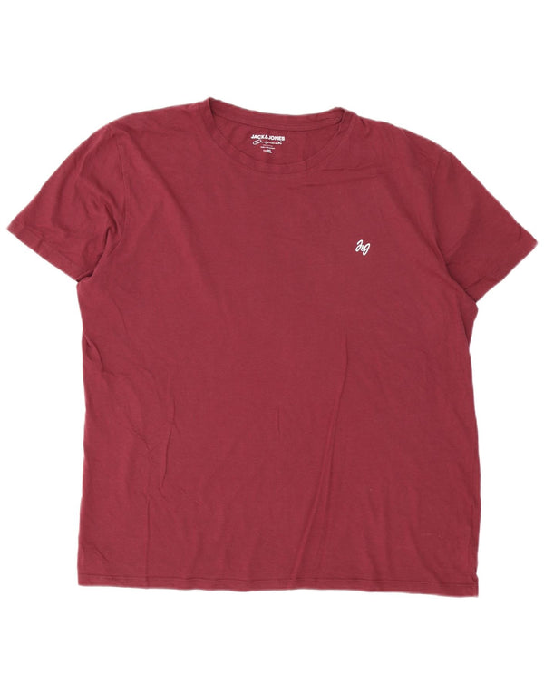 Jack & Jones Herren T-Shirt Top XL Burgund