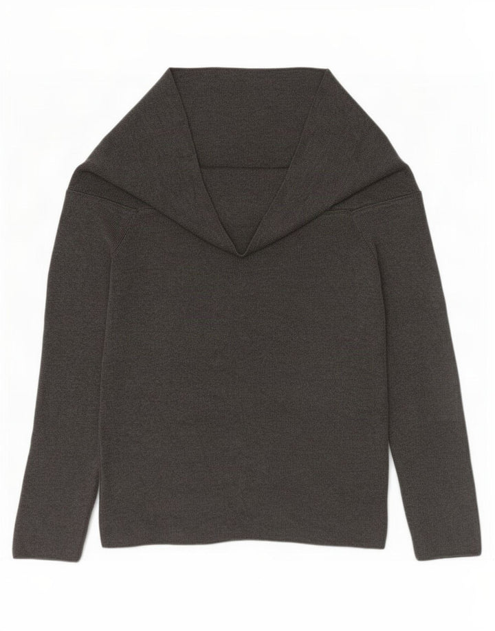 Marks & Spencer Rollkragenpullover für Damen, UK 12, mittelgraue Viskose
