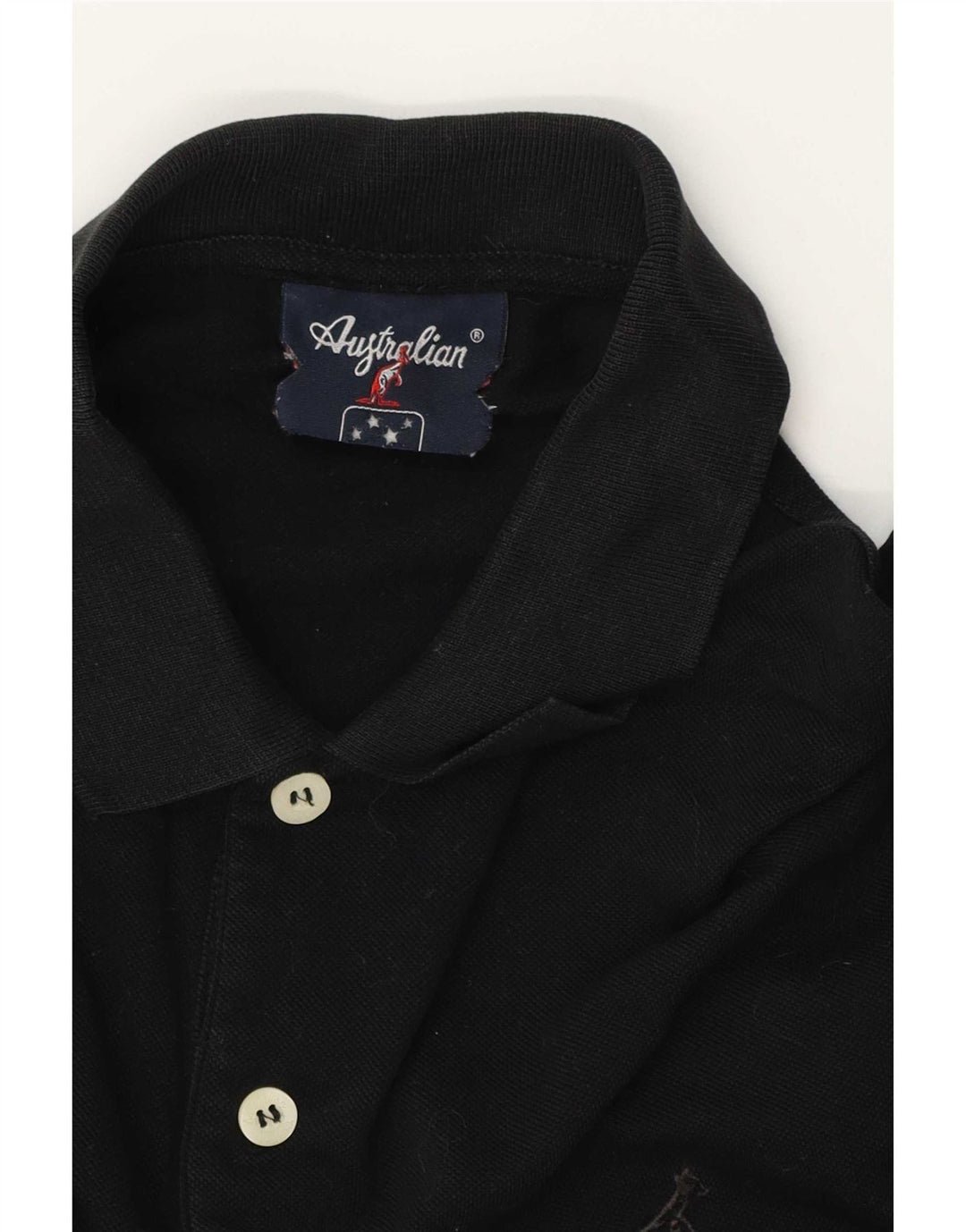 AUSTRALIAN L'ALPINA Herren Poloshirt IT 50 Medium Schwarz