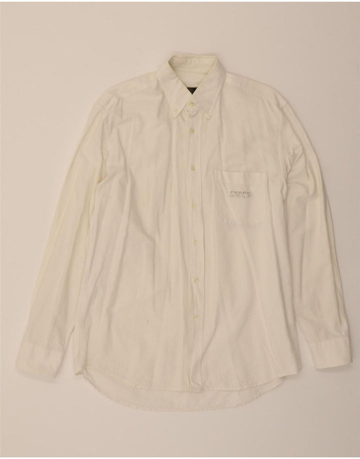 GIANFRANCO FERRE Mens Shirt IT 50 Large White Cotton Vintage Gianfranco Ferre and Second-Hand Gianfranco Ferre from Messina Hembry 