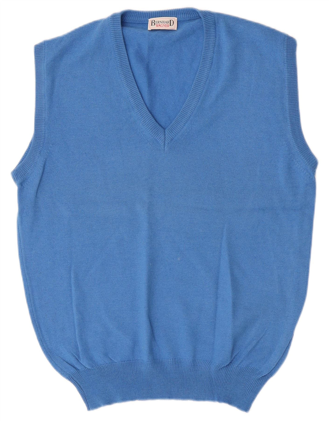 Bernhard Wagner Herren Weste Tank Top IT 52 Large Blau