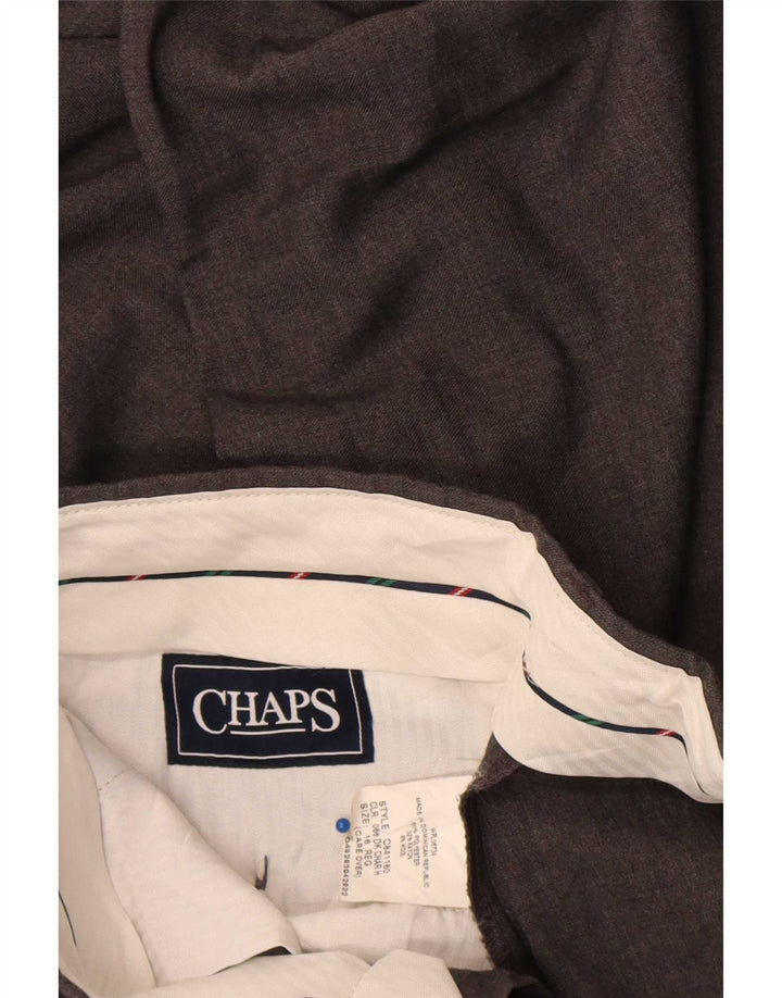 Chaps Straight Chino-Hose für Jungen, 15–16 Jahre, W28, L30, Grau, Polyester