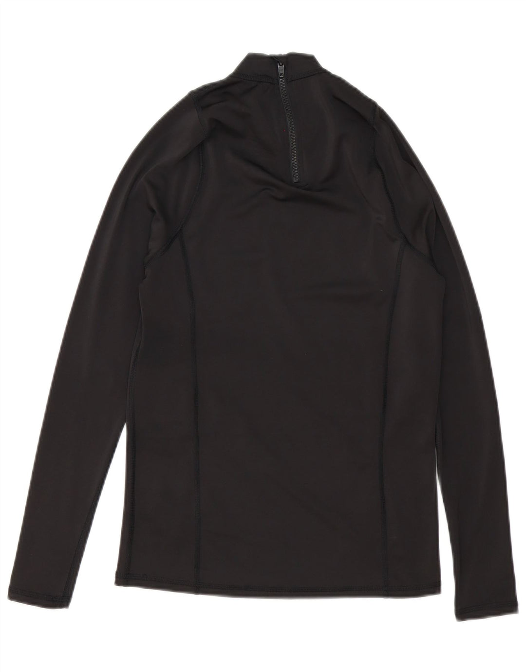 Mistral Herren Grafik Reißverschluss Ausschnitt Pullover Trainingsanzug Top Klein Schwarz Polyester