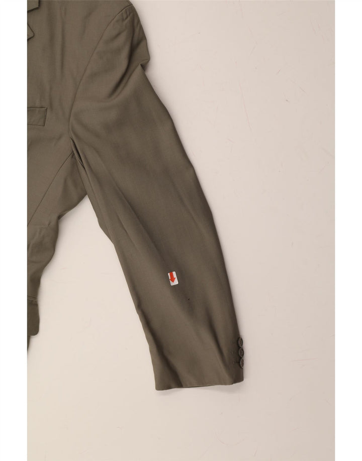 PIERRE CARDIN Mens 3 Button Blazer Jacket UK 38 Medium Grey New Wool Vintage Pierre Cardin and Second-Hand Pierre Cardin from Messina Hembry 