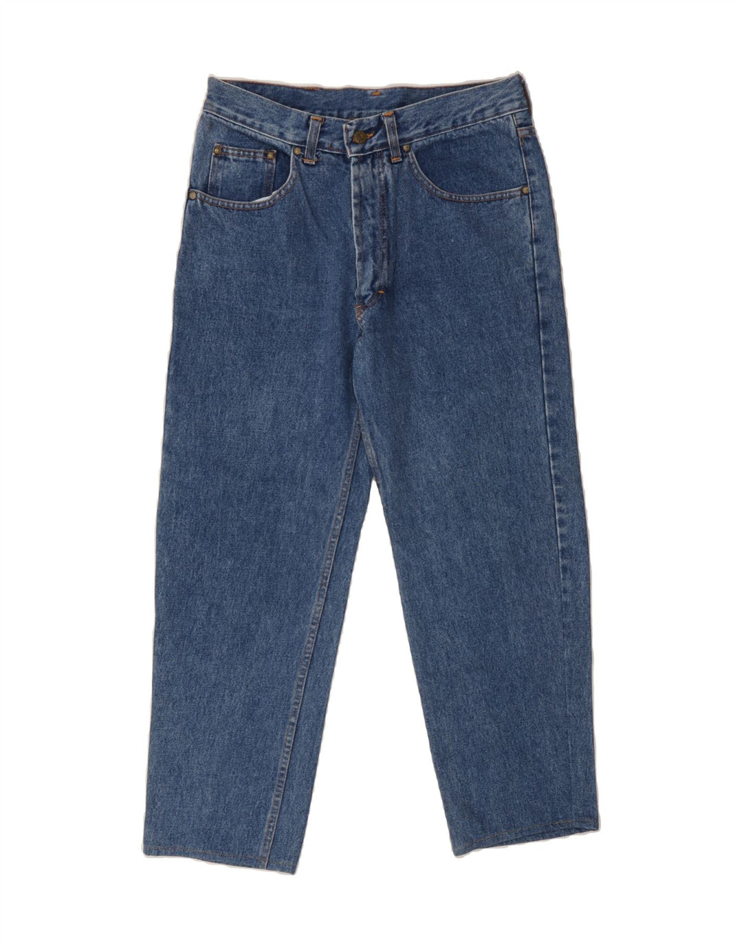 MASH Womens Cropped Jeans W33 L26 Blue Cotton Vintage Mash and Second-Hand Mash from Messina Hembry 