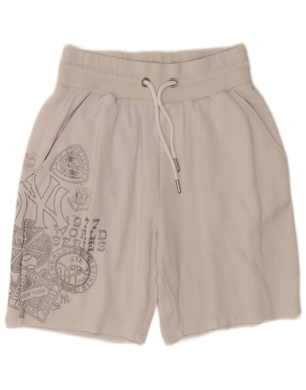 Majestic Herren New York Yankees Graphic Sport Shorts XS Weiße Baumwolle