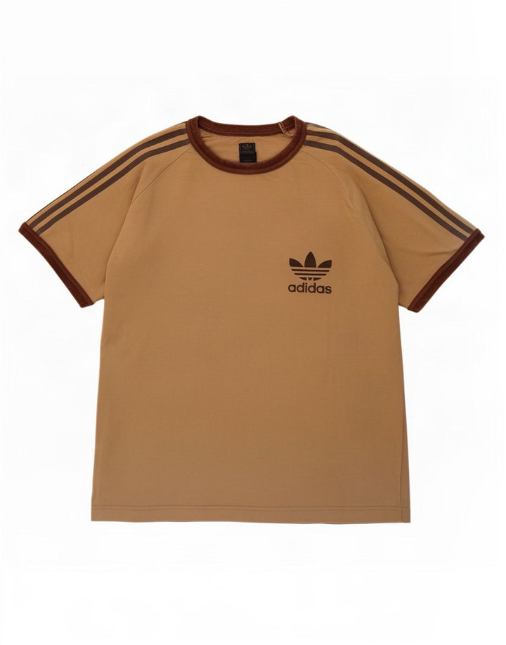 Adidas Herren T-Shirt Top Small Beige