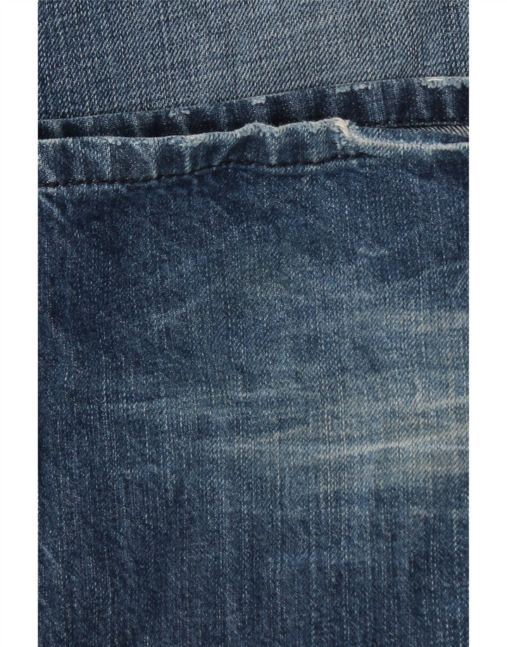 Lee Herren Straight Jeans W32 L36 Blaue Baumwolle