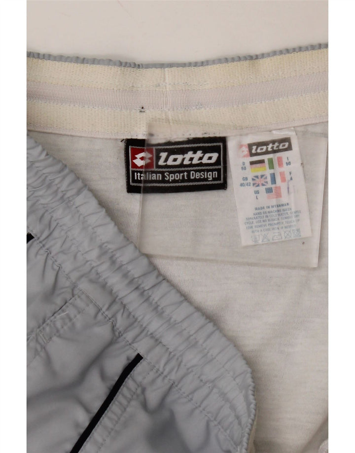 LOTTO Herren-Sportshorts, groß, graues Polyester
