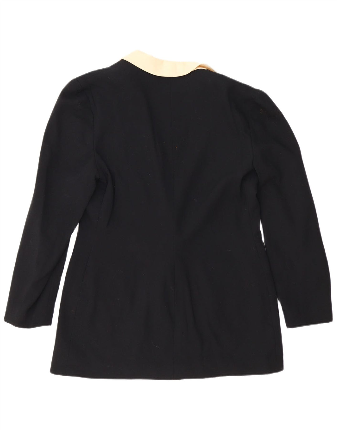 Gai Mattiolo Damen-Blazer mit 1 Knopf, UK 14, Mittelschwarz, Farbblock