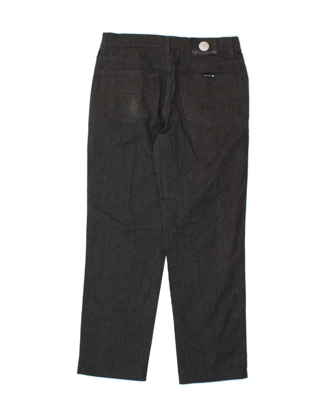 TRUSSARDI Mens Straight Jeans W34 L29 Grey Cotton Vintage Trussardi and Second-Hand Trussardi from Messina Hembry 