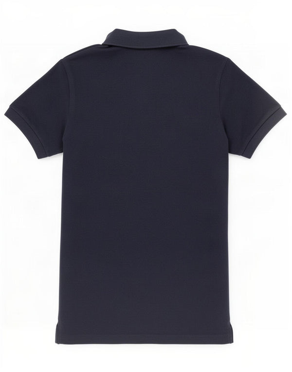 Lacoste Damen Poloshirt EU 34 Small Marineblau Baumwolle