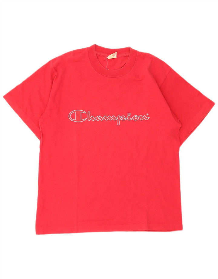 Champion Herren-T-Shirt mit Grafik, Größe S, Rot