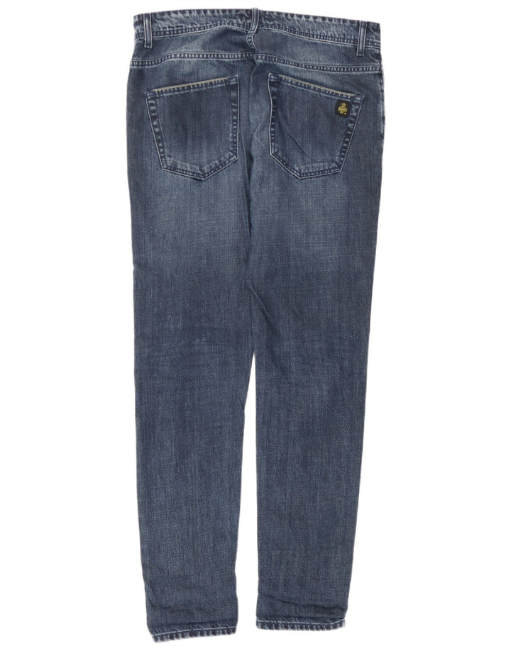 Refrigiwear Herren Slim Jeans W34 L30 Marineblau Baumwolle