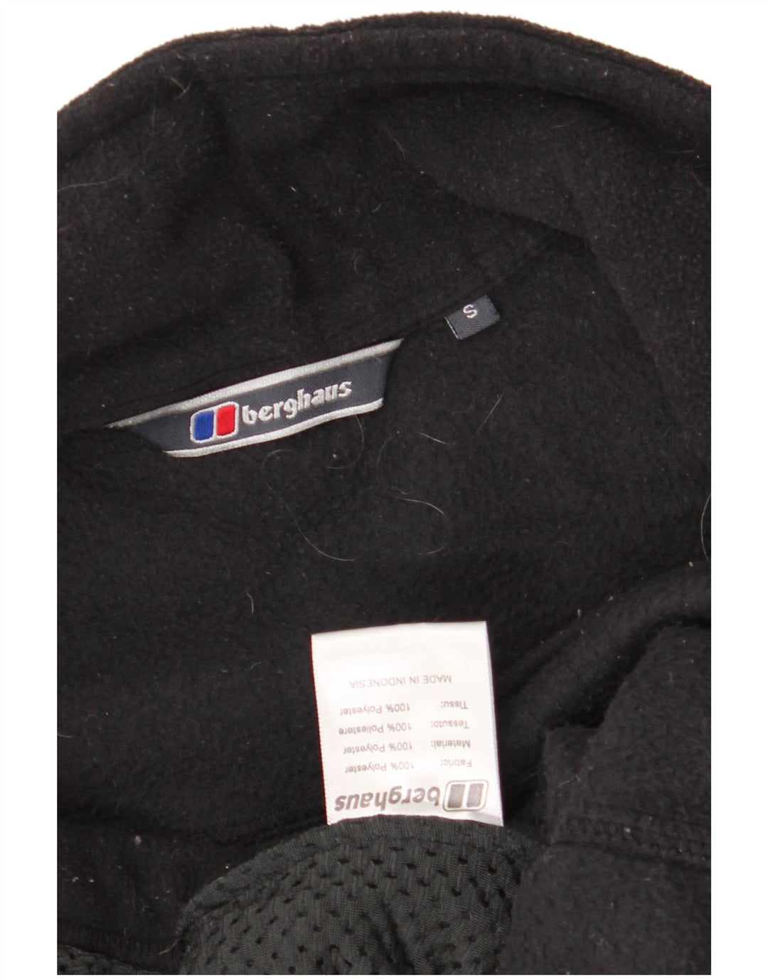 BERGHAUS Herren Fleeceweste UK 36 Small Schwarz Polyester