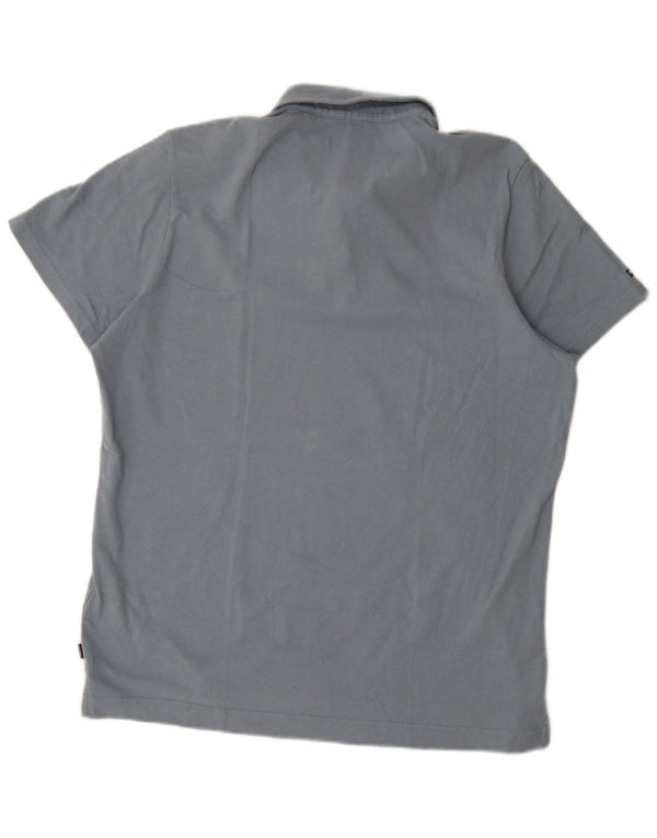 Superdry Herren-Poloshirt 2XL aus blauer Baumwolle