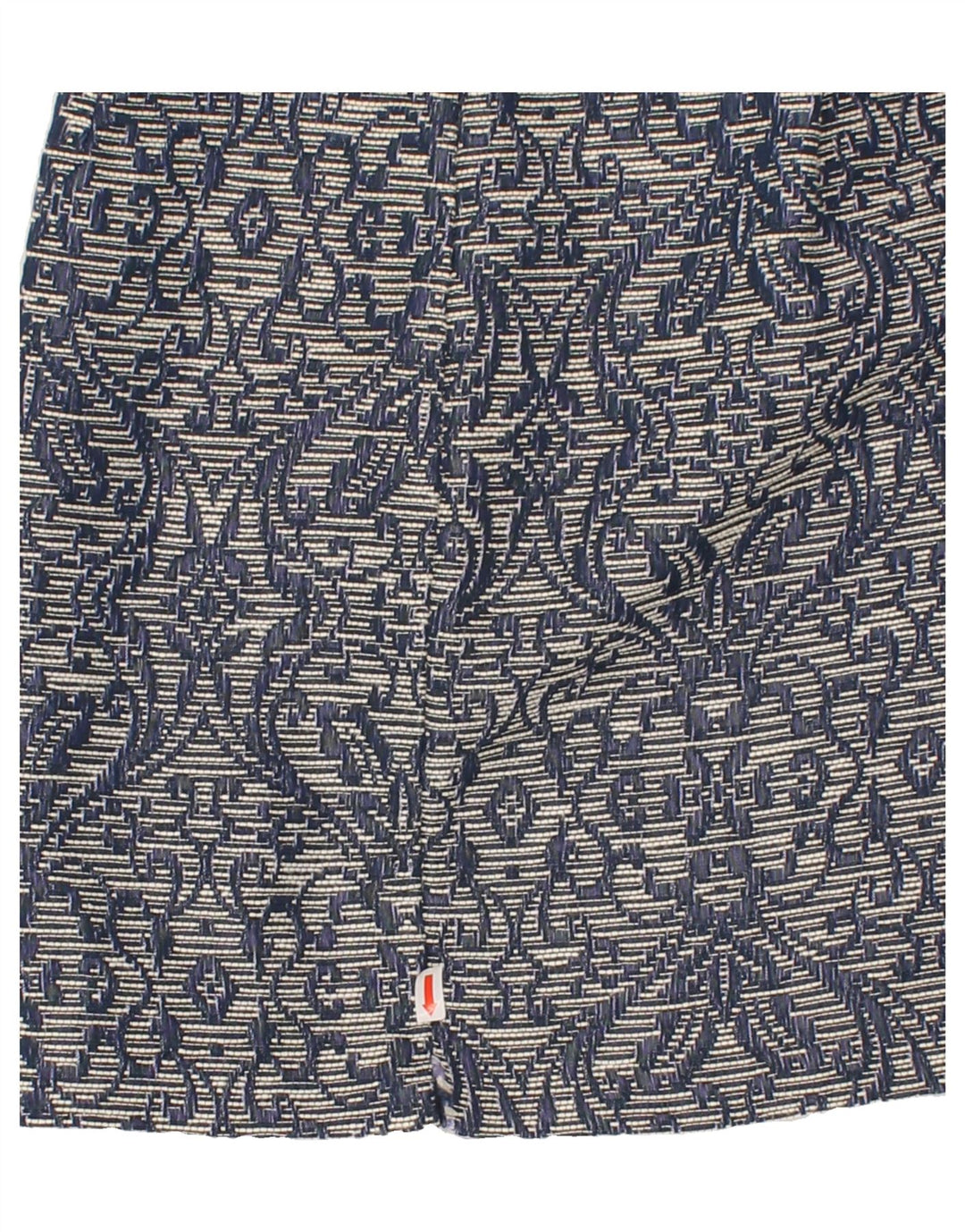 BENETTON Womens Mini Skirt UK 12 Medium W30 Blue Paisley Polyester Vintage Benetton and Second-Hand Benetton from Messina Hembry 