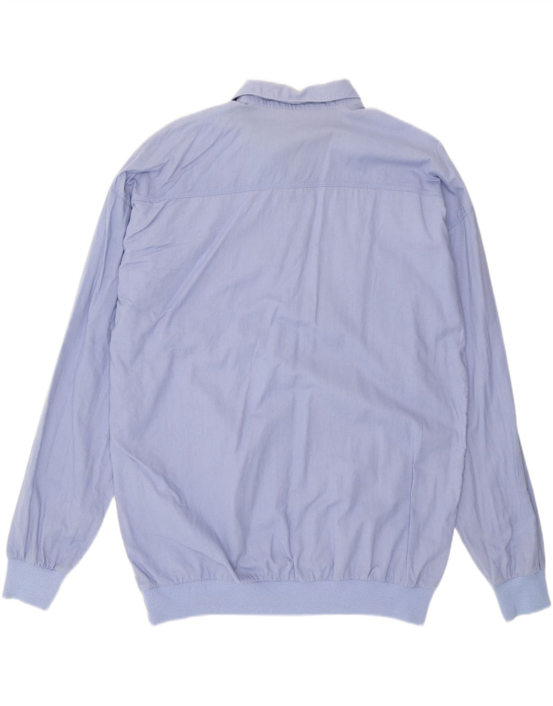 Vintage Herren Pullover Shirt IT 50/52 Große blaue Colourblock-Baumwolle
