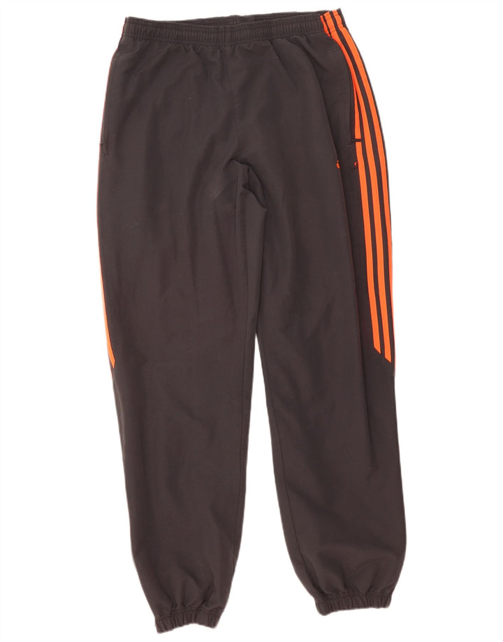 Adidas Herren-Trainingshose, Jogginghose, groß, grau, Polyester