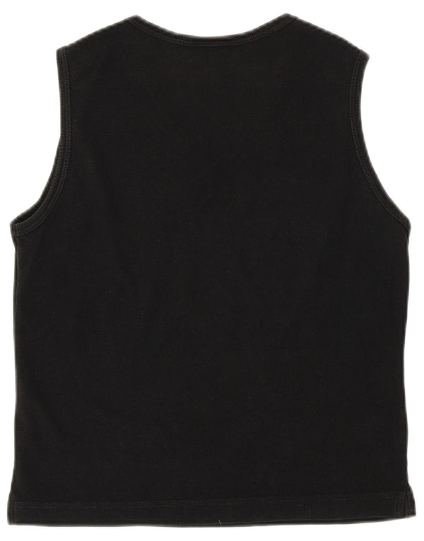 Lacoste Damen Crop Vest Top Größe 42 Large Schwarz