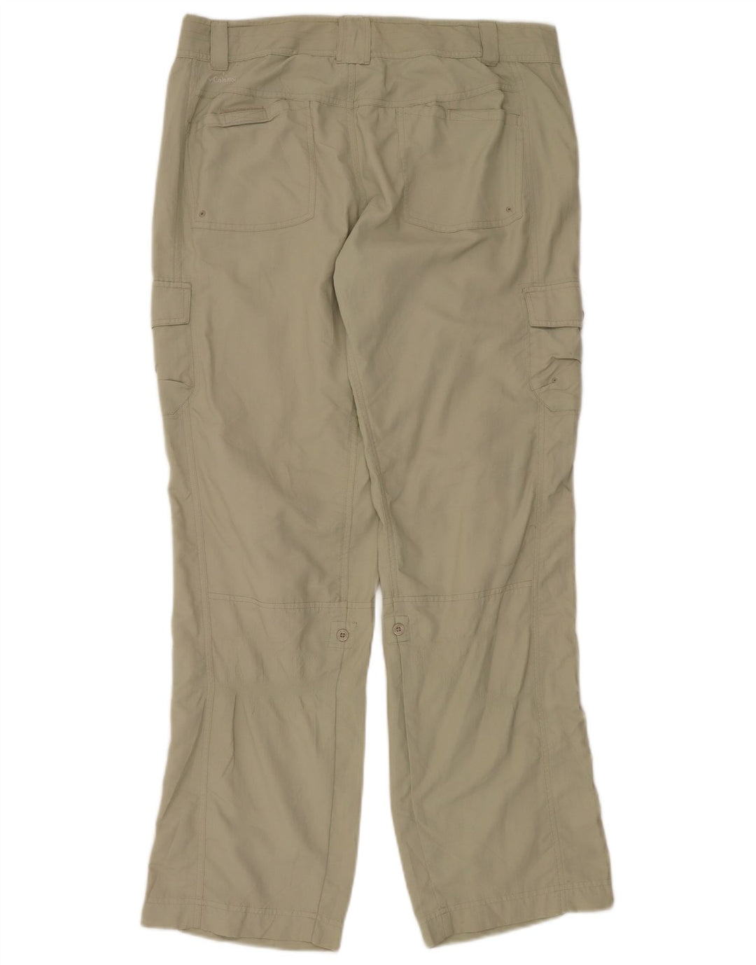 Columbia Damen-Cargohose „Regulär“, US 12, Größe L, W36, L32, Khaki, Nylon