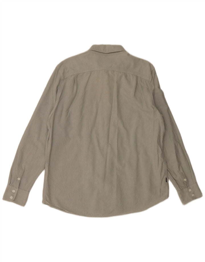 Levi's Herrenhemd XL aus grauer Baumwolle