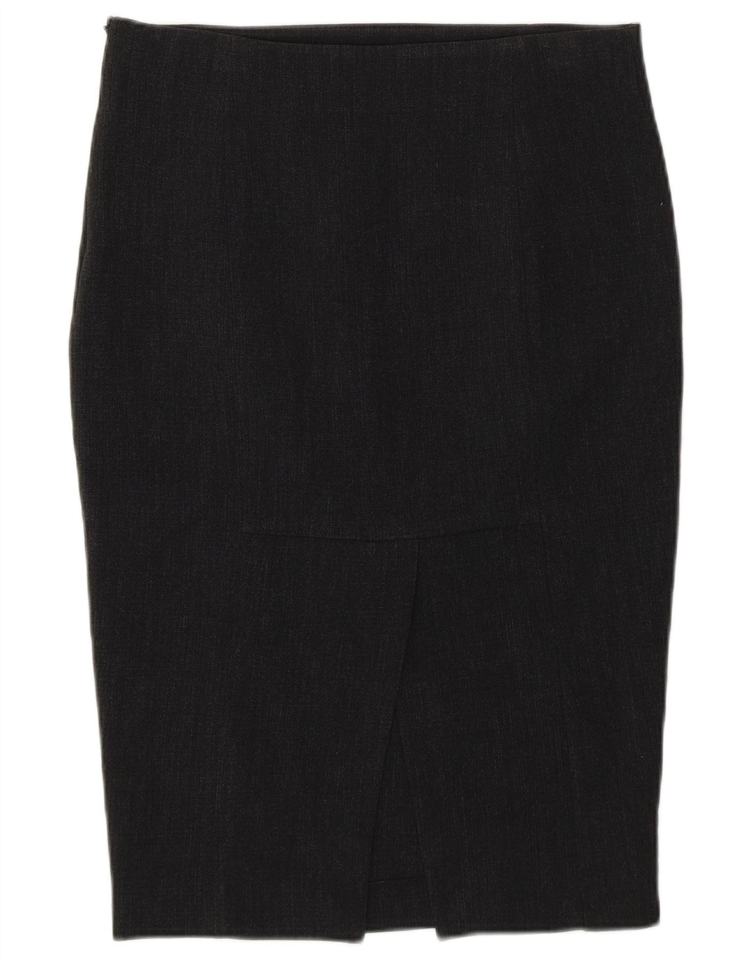 Zara Damen Bleistiftrock Medium W28 Grau Polyester