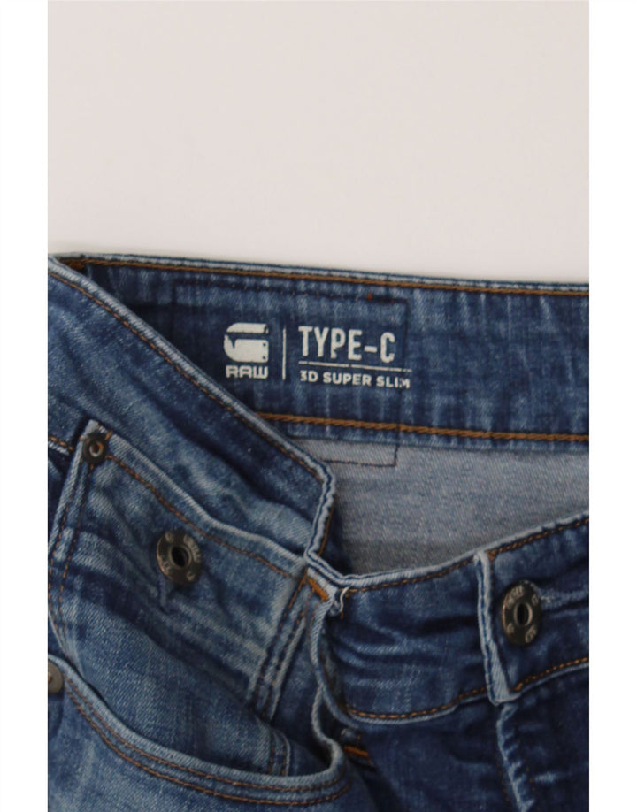 G-STAR Mens Super Slim Jeans W30 L29 Blue Cotton Vintage G-Star and Second-Hand G-Star from Messina Hembry 