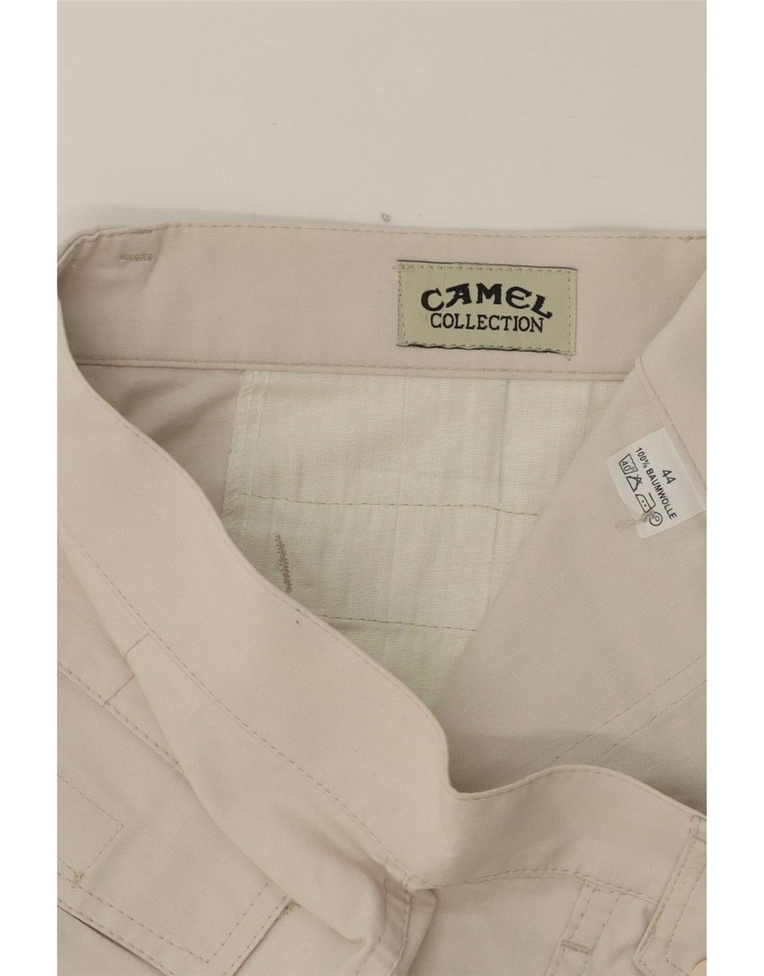 CAMEL Womens Cargo Shorts IT 44 Medium W32 White Cotton Vintage Camel and Second-Hand Camel from Messina Hembry 