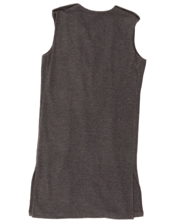 MARKS & SPENCER Ärmelloser Damen-Cardigan-Pullover, Gr. 8, klein, Grau