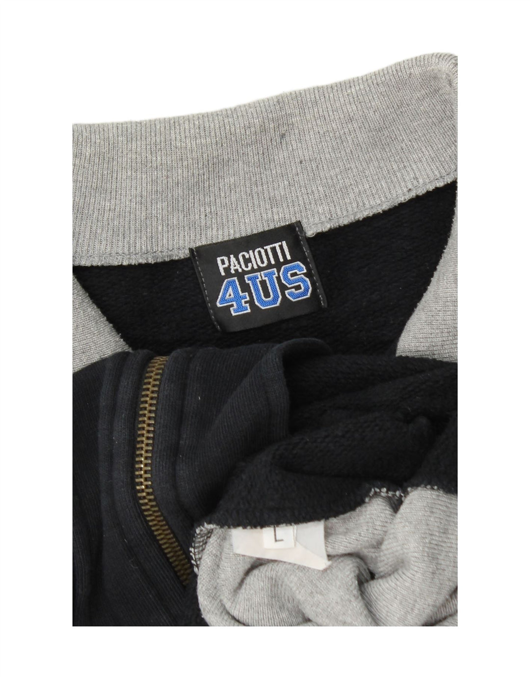 Cesare Paciotti 4US Damen-Trainingsanzug-Oberteiljacke UK 14 Large Marineblau
