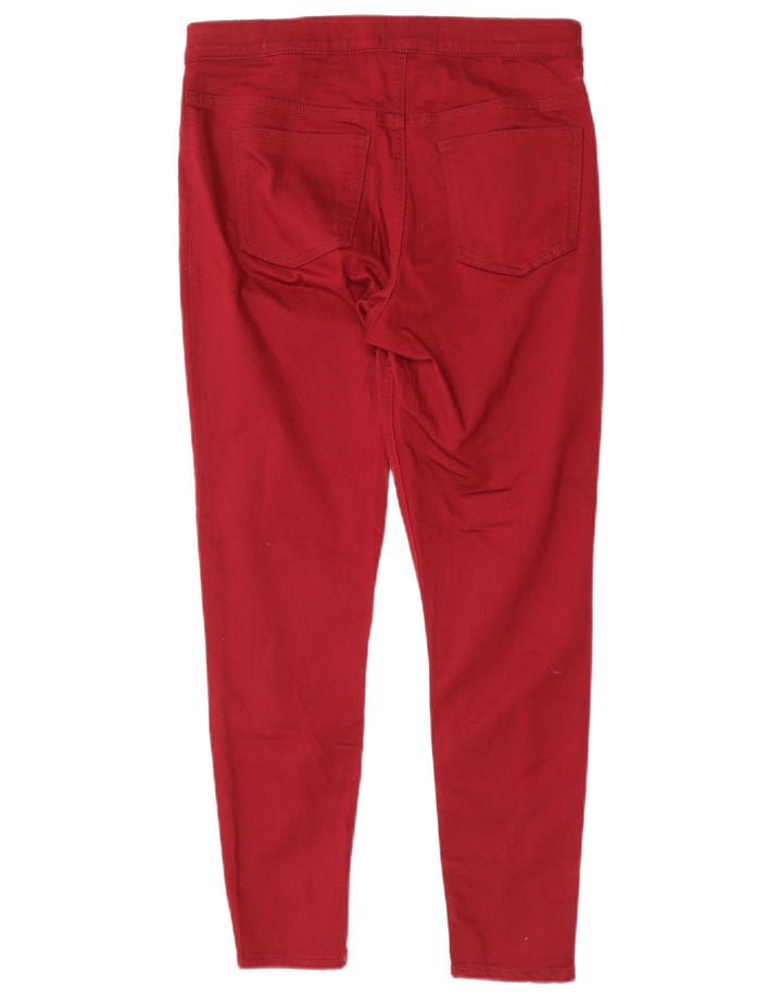 Marks & Spencer Damen Jegging-Jeans UK 12 Medium W28 L26 Kastanienbraun Baumwolle