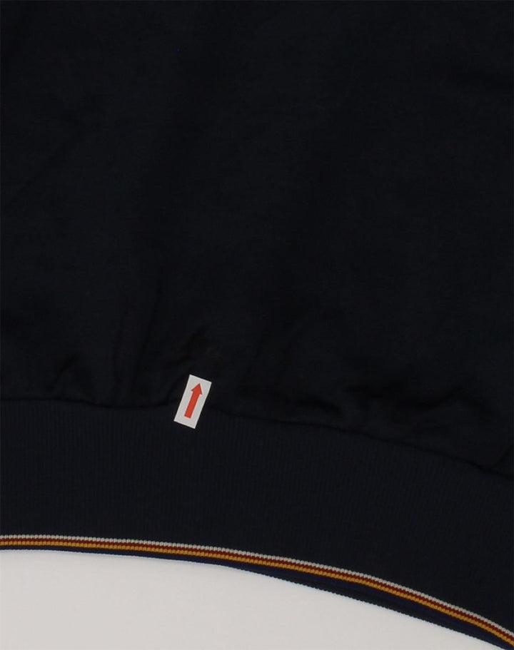 FILA Boys Oversized Hoodie Jumper 9-10 Years Navy Blue Cotton | Vintage Fila | Thrift | Second-Hand Fila | Used Clothing | Messina Hembry 